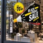 Αυτοκολλητο Εκπτωσεων BLACK FRIDAY LOUD