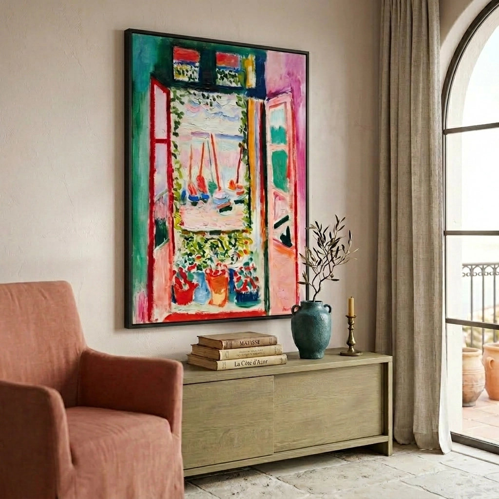 Πινακας σε καμβά MATISSE - OPEN WINDOW, COLLIOURE