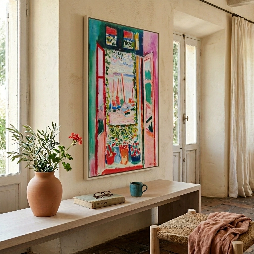 Πινακας σε καμβά MATISSE - OPEN WINDOW, COLLIOURE