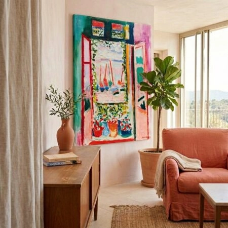Πινακας σε καμβά MATISSE - OPEN WINDOW, COLLIOURE - Henri Matisse Sticky 3