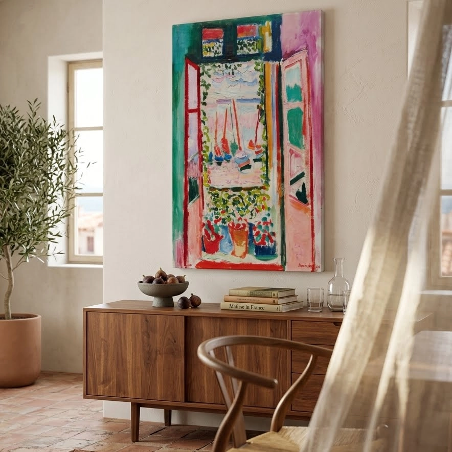 Πινακας σε καμβά MATISSE - OPEN WINDOW, COLLIOURE