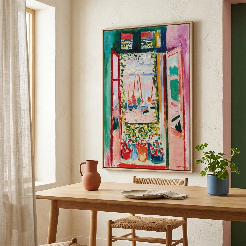Πινακας σε καμβά MATISSE - OPEN WINDOW, COLLIOURE