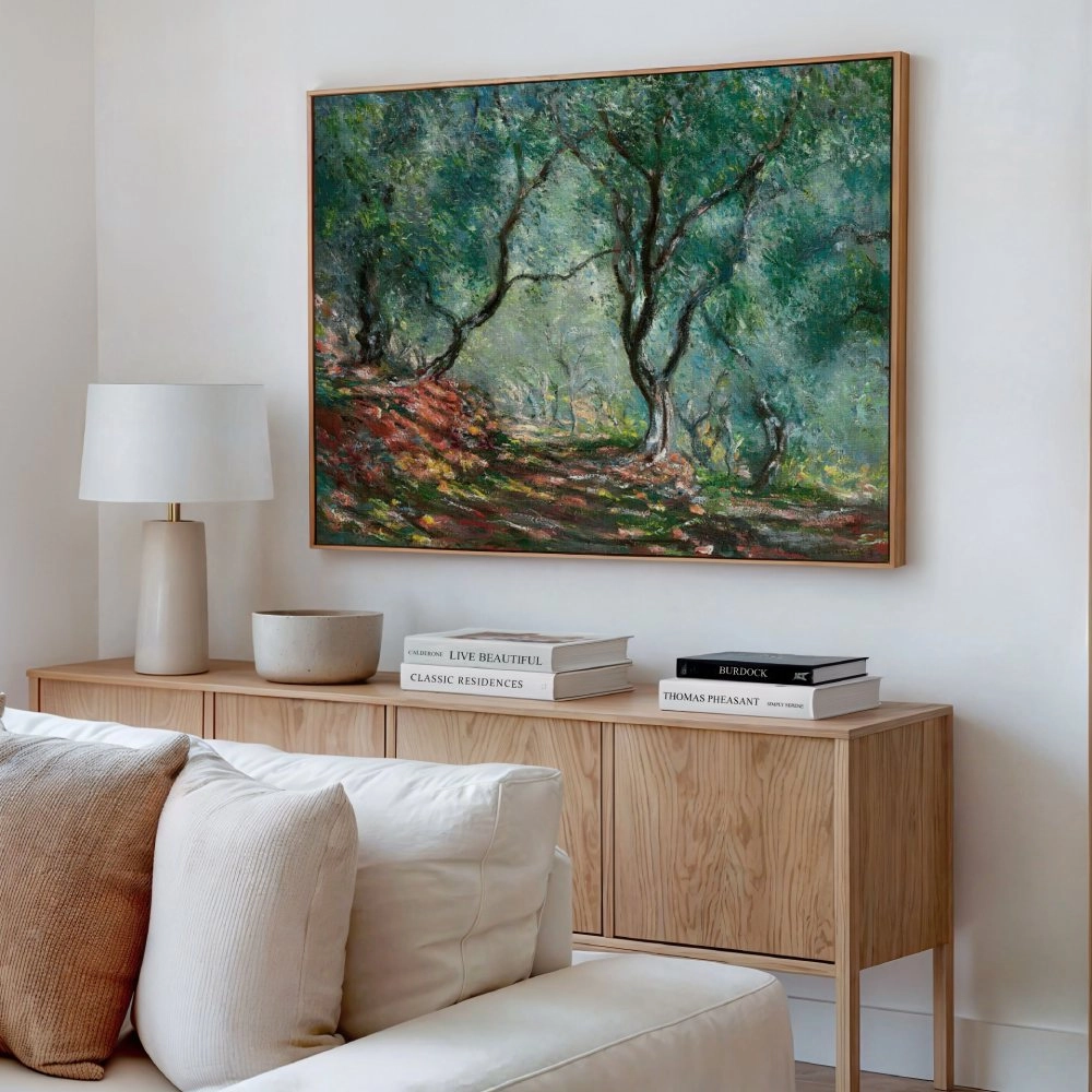 Πινακας σε καμβά MONET - OLIVE TREE IN MORENO GARDEN