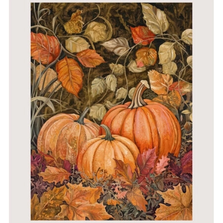 Πόστερ WILLIAM MORRIS - PUMPKINS AUTUMN - Διασημοι Ζωγραφοι Sticky 3