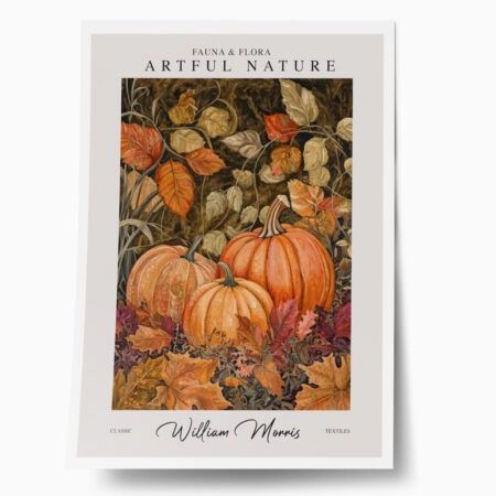 Πόστερ WILLIAM MORRIS - PUMPKINS AUTUMN - Διασημοι Ζωγραφοι Sticky 1