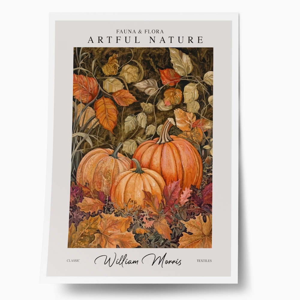 Πόστερ WILLIAM MORRIS - PUMPKINS AUTUMN