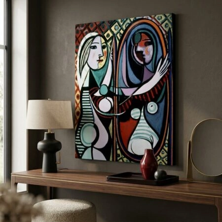 Πινακας σε καμβά PICASSO - GIRL BEFORE A MIRROR - Pablo Picasso Sticky 7