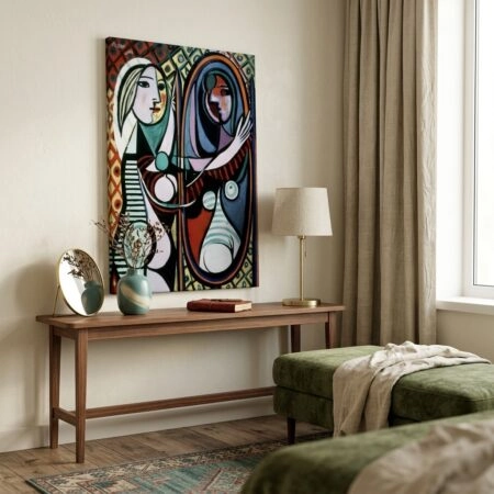 Πινακας σε καμβά PICASSO - GIRL BEFORE A MIRROR - Pablo Picasso Sticky 6