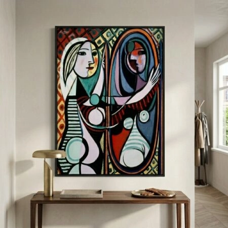 Πινακας σε καμβά PICASSO - GIRL BEFORE A MIRROR - Pablo Picasso Sticky 3
