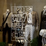 Αυτοκoλλητο Εκπτωσεων MINIMAL WINTER SALE