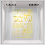 Αυτοκoλλητο Εκπτωσεων MINIMAL WINTER SALE