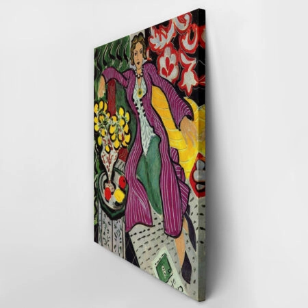 Πινακας σε καμβά MATISSE - WOMAN IN PURPLE COAT - Henri Matisse Sticky 3