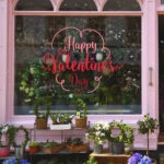 Αυτοκoλλητο Βιτρίνας HAPPY VALENTINES DAY 2