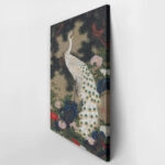 Πινακας σε καμβά JAKUCHU ITO - A PEACOCK PINE AND PEONY