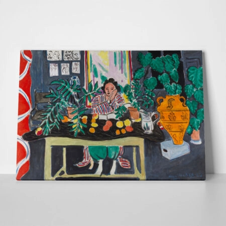 Πινακας σε καμβά MATISSE - INTERIOR WITH AN ETRUSCAN VASE - Henri Matisse Sticky 1