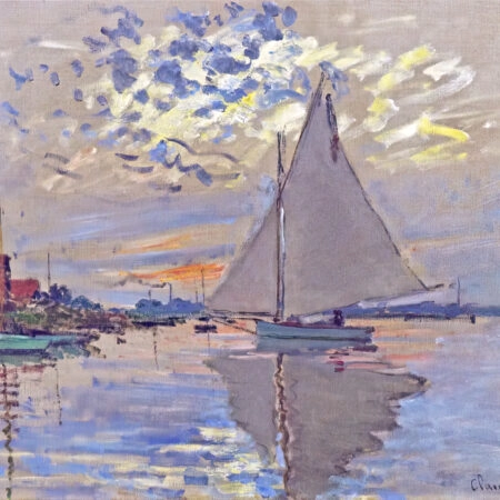 Πινακας σε καμβά MONET - SAILBOAT - Monet Claude Sticky 6