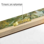 Πίνακας Τετράγωνος VAN GOGH - RIVER BANK IN SPRINGTIME