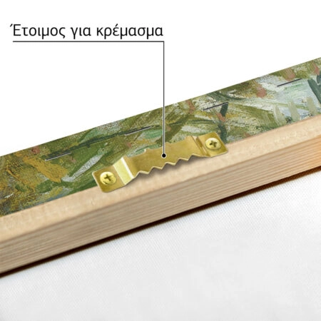 Πίνακας Τετράγωνος VAN GOGH - RIVER BANK IN SPRINGTIME - Vincent Van Gogh Sticky 5