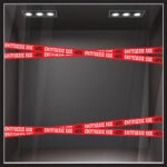 Αυτοκολλητο Εκπτωσεων WINTER SALE RIBBON UP TO