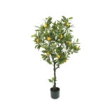 ΤΕΧΝΗΤΟ ΔΕΝΤΡΟ ΛΕΜΟΝΙΑ REAL TOUCH ΣΕ ΚΑΣΠΩ - ΥΨΟΣ 125cm - Τεχνητά Φυτά και Δέντρα