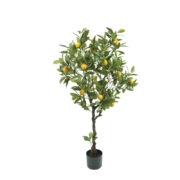 ΤΕΧΝΗΤΟ ΔΕΝΤΡΟ ΛΕΜΟΝΙΑ REAL TOUCH ΣΕ ΚΑΣΠΩ - ΥΨΟΣ 125cm - Τεχνητά Φυτά και Δέντρα