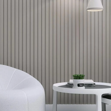 Διακοσμητικό MDF panel τοίχου με 3D πηχακια SAND GREY 506090 BEAT DL πλατος 11.9cm x υψος 2.75m - Πανελ τοίχου με 3D πηχάκια