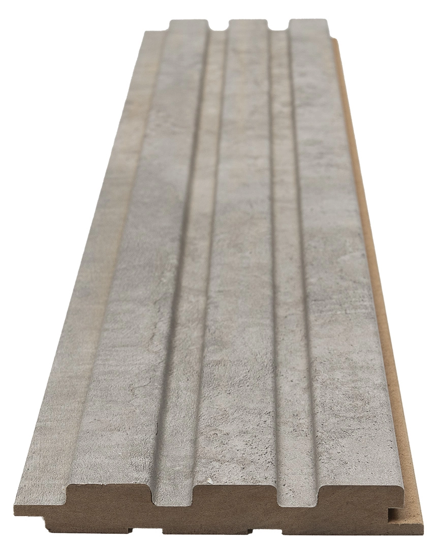 Διακοσμητικό MDF panel τοίχου με 3D πηχακια CHICAGO CONCRETE 504070 BEAT ST πλατος 11.9cm x υψος 2.75m