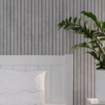 Διακοσμητικό MDF panel τοίχου με 3D πηχακια CHICAGO CONCRETE 504070 BEAT ST πλατος 11.9cm x υψος 2.75m