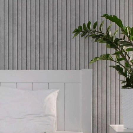Διακοσμητικό MDF panel τοίχου με 3D πηχακια CHICAGO CONCRETE 504070 BEAT ST πλατος 11.9cm x υψος 2.75m - Πανελ τοίχου με 3D πηχάκια