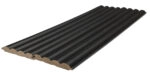Διακοσμητικό MDF panel τοίχου με 3D πηχακια BLACK EDITION 805090 WAVE ST πλατος 11.9cm x υψος 2.75m
