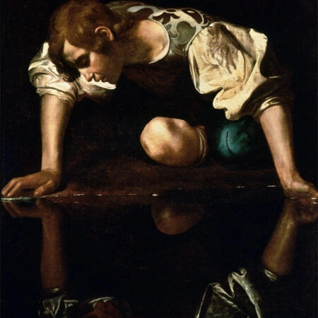 Πινακας σε καμβά CARAVAGGIO - NARCISSUS - Caravaggio Sticky 6