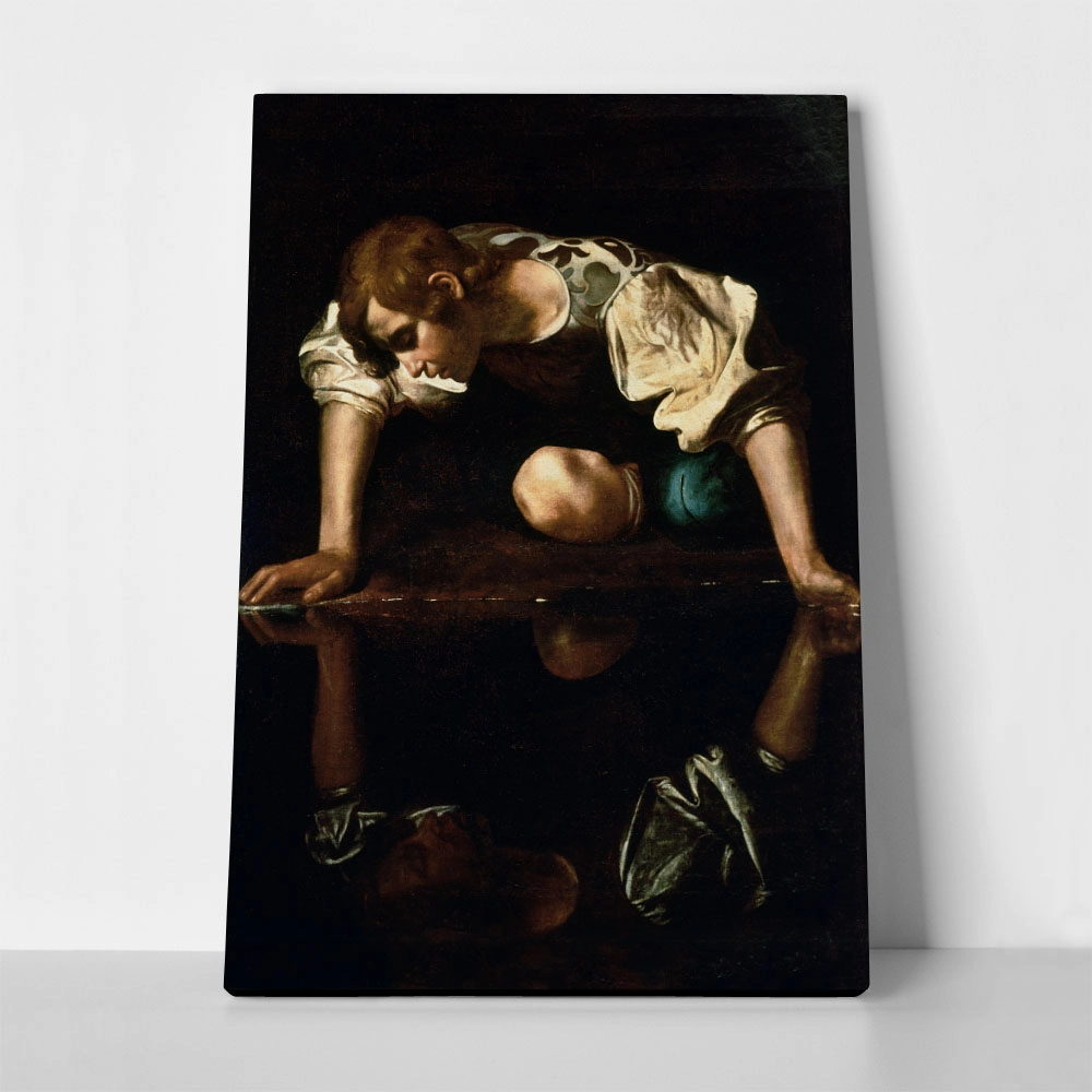 Πινακας σε καμβά CARAVAGGIO - NARCISSUS