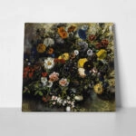 Πίνακας σε καμβά DELACROIX - BOUQUET OF FLOWERS