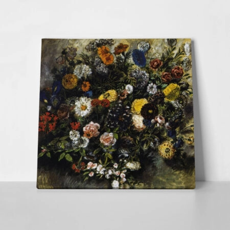 Πίνακας σε καμβά DELACROIX - BOUQUET OF FLOWERS - Eugene Delacroix Sticky 1