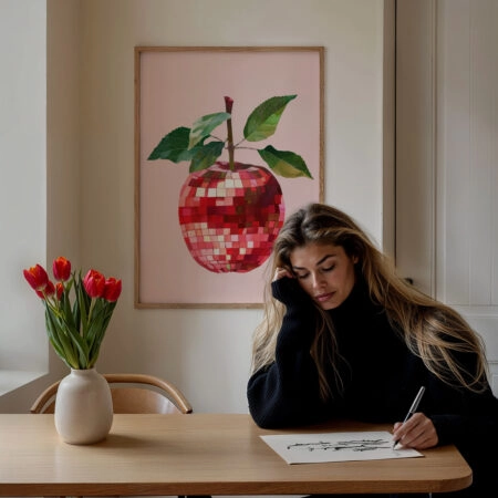 Πόστερ DISCOBALL APPLE - Abstract - Αφηρημένα