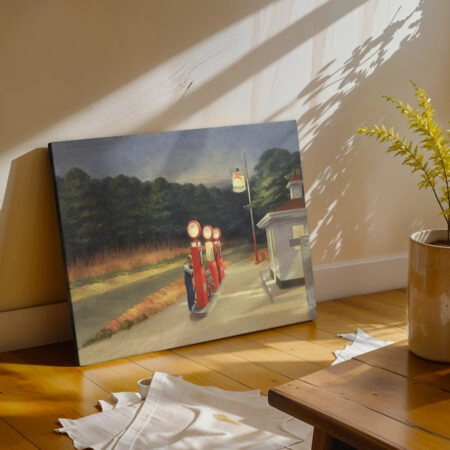 Πινακας σε καμβά EDWARD HOPPER GAS 1940 - Edward Hopper