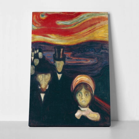 Πινακας σε καμβά EDVARD MUNCH - ANXIETY - Edvard Munch Sticky 1