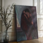 Πινακας σε καμβά EDVARD MUNCH - THE KISS