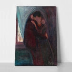 Πινακας σε καμβά EDVARD MUNCH - THE KISS