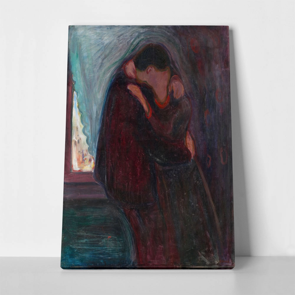 Πινακας σε καμβά EDVARD MUNCH - THE KISS