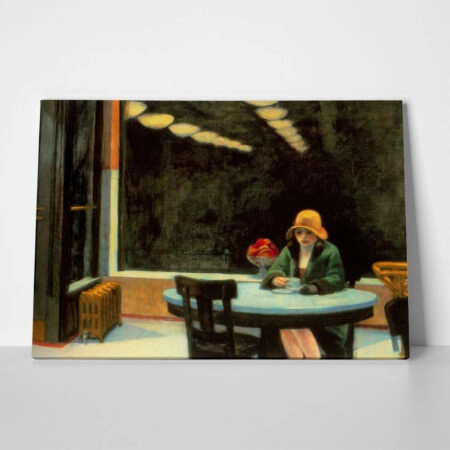 Πινακας σε καμβά EDWARD HOPPER - AUTOMAT - Edward Hopper Sticky 1