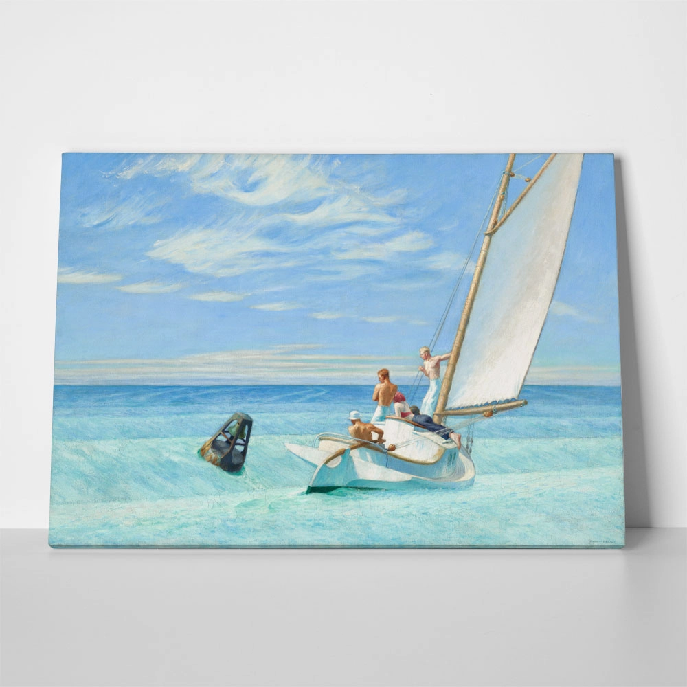 Πινακας σε καμβά EDWARD HOPPER - GROUND SWELL