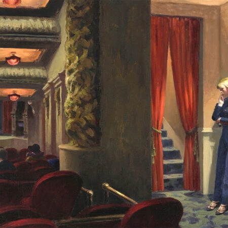 Πινακας σε καμβά EDWARD HOPPER - NEW YORK MOVIE - Edward Hopper Sticky 6
