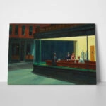 Πινακας σε καμβά EDWARD HOPPER - NIGHTHAWKS