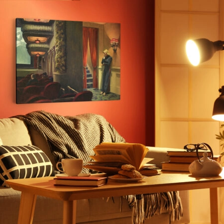 Πινακας σε καμβά EDWARD HOPPER - NEW YORK MOVIE - Edward Hopper