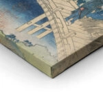 Πινακας σε καμβά HOKUSAI - JAPAN RICE FIELDS AND WORKERS