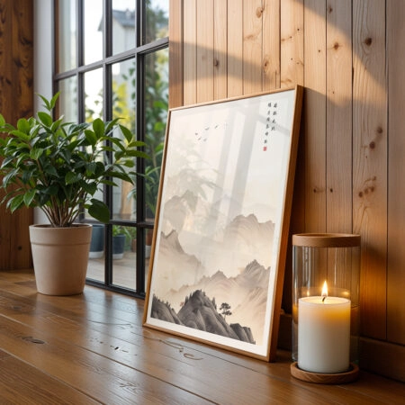 Πόστερ JAPANESE FOG MOUNTAINS - Τοπια - Φυση