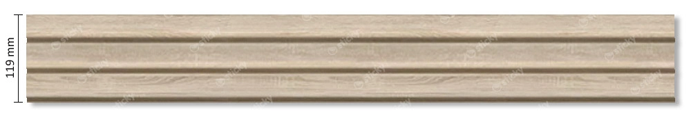 Διακοσμητικό MDF panel τοίχου με 3D πηχακια SONOMA OAK 501050 BEAT ST πλατος 11.9cm x υψος 2.75m