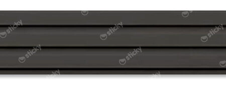 Διακοσμητικό MDF panel τοίχου με 3D πηχακια BLACK LEAD 507090 BEAT DL πλατος 11.9cm x υψος 2.75m - Πανελ τοίχου με 3D πηχάκια Sticky 6
