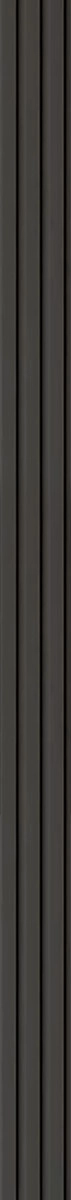 Διακοσμητικό MDF panel τοίχου με 3D πηχακια BLACK LEAD 507090 BEAT DL πλατος 11.9cm x υψος 2.75m
